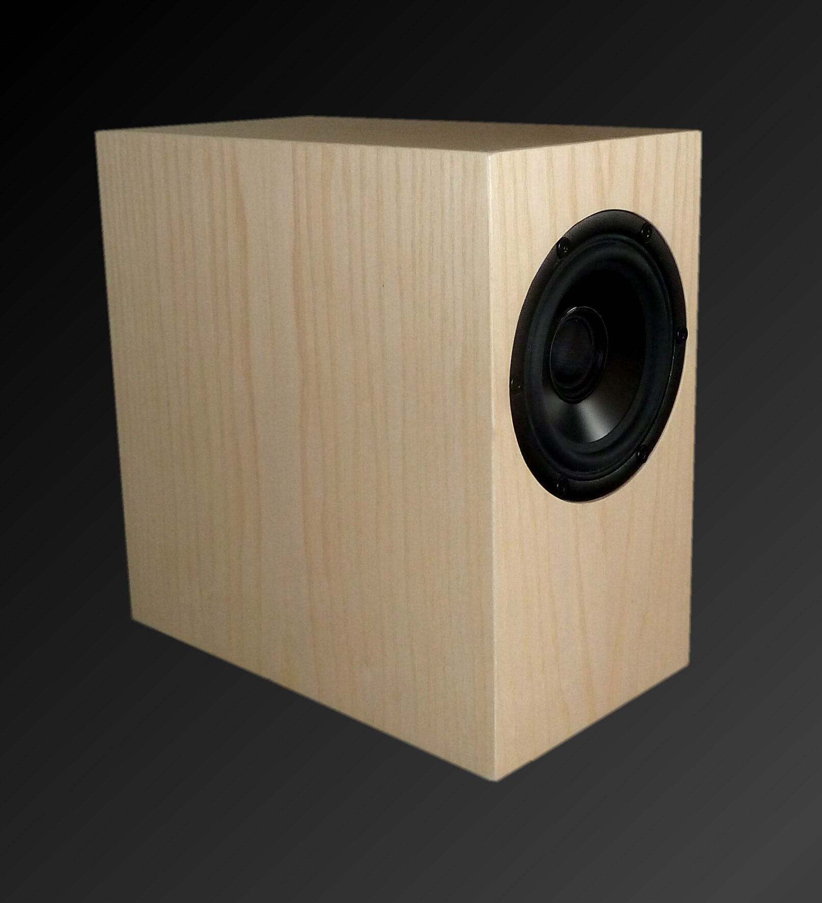 Kleine speakers van hout