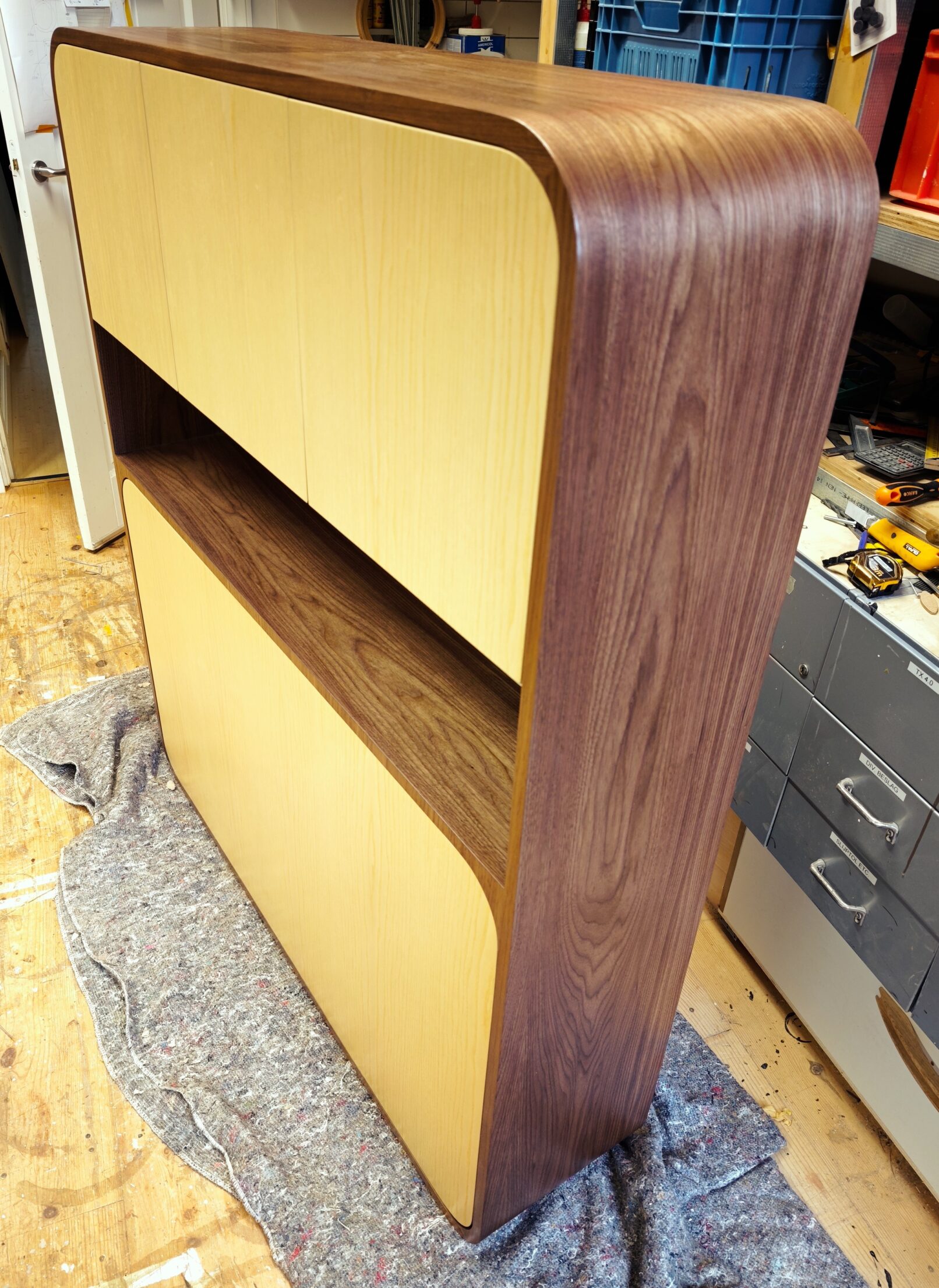 Inklapbaar wandbureau retro